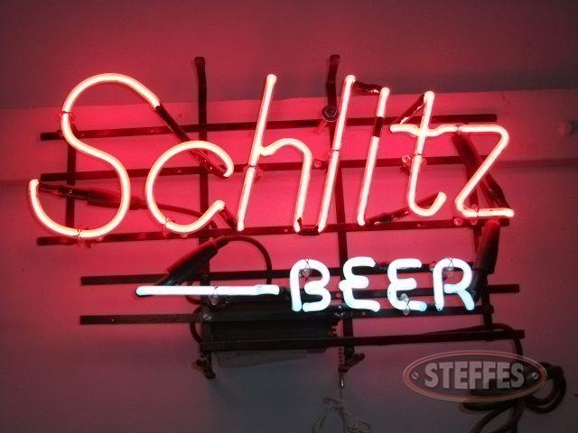 Neon Sign Schlitz